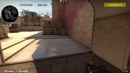 How to Smoke CT Start on Mirage, option 3 - CSGO