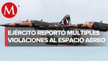 Ejército detectó 100 reportes de violaciones al espacio aéreo de México de 2018 a 2022