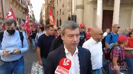 Cgil in piazza, Andrea Orlando: “Nuovo corso Pd parte anche da qui”