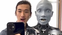'Dünyanın en gelişmiş' insansı robotu Ameca, görenleri hayrete düşürüyor