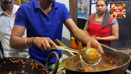 Veg manchurian famous street food most selling manchurian stall