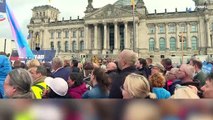 AfD-Demo in Berlin gegen die Regierungspolitik in der Energiekrise