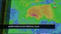 teleSUR Noticias 11:30 08-10: Alerta por tormenta tropical Julia
