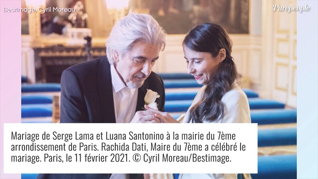 Serge Lama : Sa femme Luana s'est sauvée , le couple raconte les débuts de leur fusion