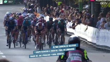 Exhibición española en el Giro de Lombardía pese a la victoria de Pogacar