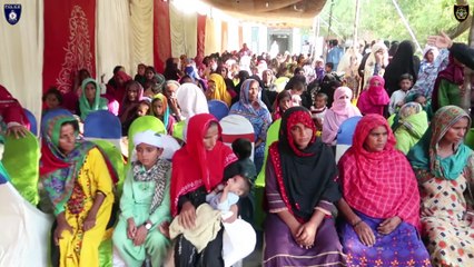 میڈیکل کیمپ میں ماہرامراض ڈاکٹرزنے 50,000 سے زائد افراد کا طبی معائنہ کیا