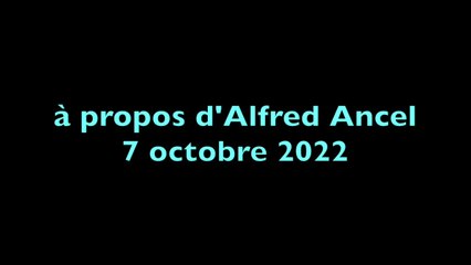 Monique Lecœur : Alfred Ancel était pour moi comme un frère