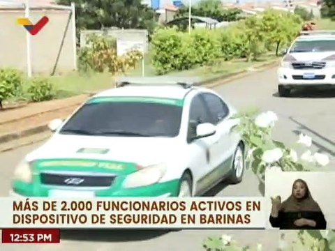 Despliegan operativo de seguridad en Barinas con más de 2 mil funcionarios activos