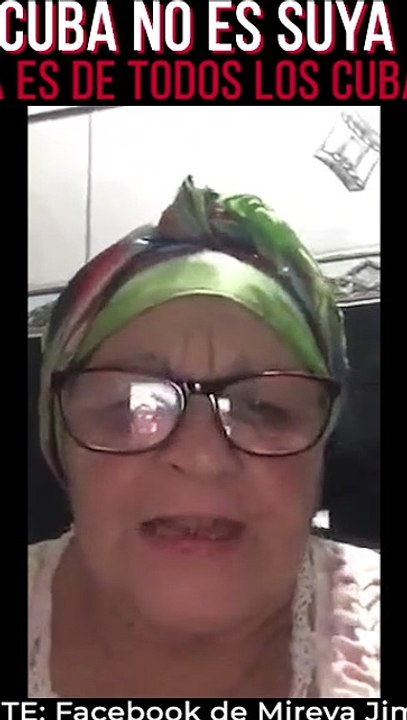 "Cuba no es suya, Cuba es de todos los cubanos"