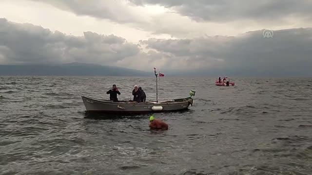 Bursa spor haberleri... Mudanya Körfezi Açık Deniz Yüzme Maratonu tamamlandı