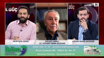 Arınç'tan canlı yayında Nebati esprisi: Epistemolojik anlamını düşünüyorum