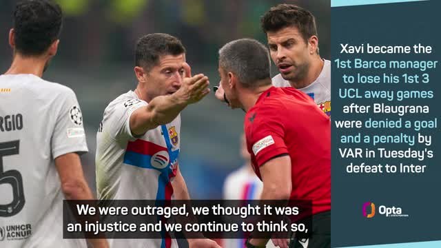 Xavi looking ahead after 'outrageous' Champions League 'injustice'