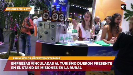 Empresas vinculadas al turismo dijeron presente en el Stand de Misiones en La Rural