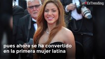 Shakira es la primera mujer latina con canciones de cuatro décadas con más de 200 millones de reproducciones en Spotify
