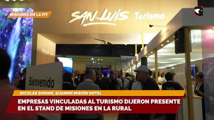 Empresas vinculadas al turismo dijeron presente en el Stand de Misiones en La Rural
