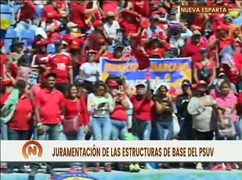 Primer vicepresidente del PSUV juramentó a líderes de calle, comunidad y UBCH en Nueva Esparta