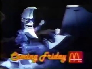 McDonald's 1989 "Blast Back with Mac" Short Commercial (Mac Tonight)