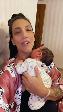 Λεοντίτση: Επέστρεψε στο σπίτι της από το μαιευτήριο- Το τρυφερό βίντεο με τον νεογέννητο γιο της!