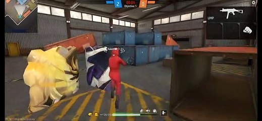 Free fire op Gameplay||Lone wolf mode 1vs1