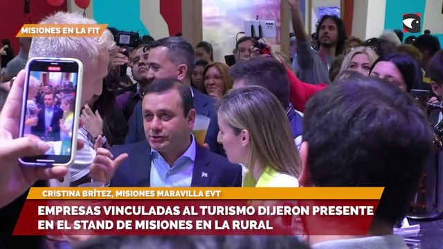 Empresas vinculadas al turismo dijeron presente en el Stand de Misiones en La Rural