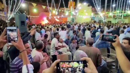 عمرك شُفت ليلة مولد النبى زى كده.. احتفالات بالألعاب النارية فى الأقصر