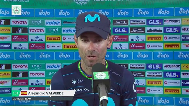 Tour de Lombardie 2022 - Alejandro Valverde : I leave professional cycling with a good taste in my mouth