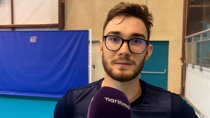 Interview maritima: Mathis Faure après la victoire d'Avignon Volley à Martigues