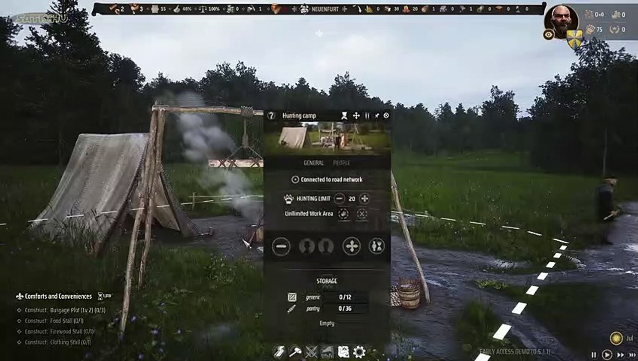 Beaufsichtigung des Baus. (Part 2) | Manor Lords  |  Episode 6