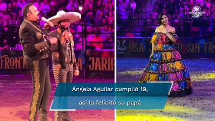 Así fue la especial felicitación de Pepe Aguilar a su hija Ángela por sus 19 años