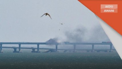 Letupan | Letupan trak di Jambatan menghubungkan Rusia-Crimea