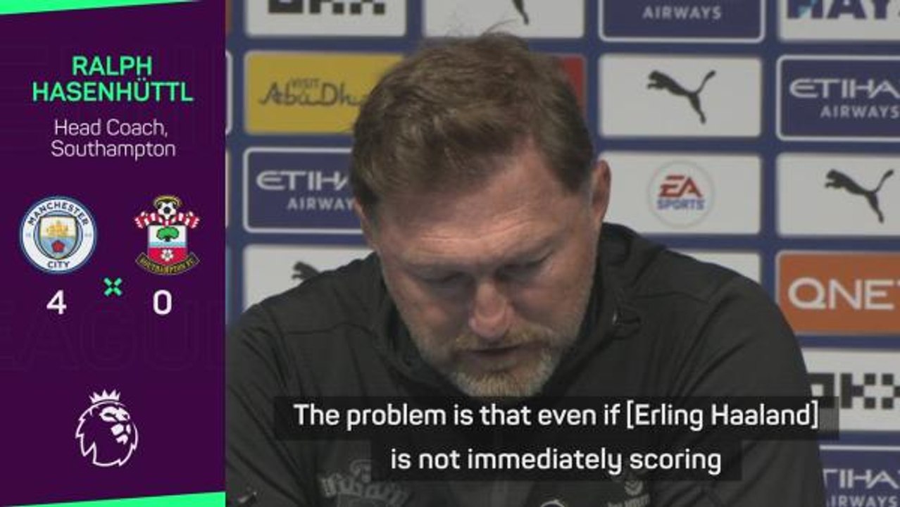 Haaland's presence makes City more difficult to press - Hasenhuttl