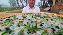 Giant Pizza Recipe - Biggest Pizza - How to Make Largest Pizza 2022