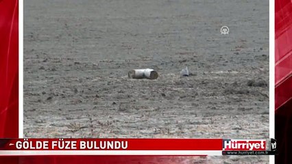 AKŞEHİR GÖLÜ'NDE ASKERİ UÇAĞA AİT FÜZE BULUNDU