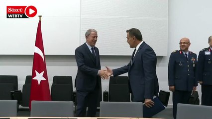 Bakan Akar, Yunanistan Savunma Bakanı Panagiotopoulos ile görüştü