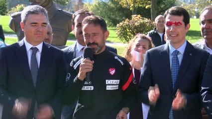 Ampute Milli Takımı'ndan gazilere ziyaret