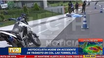 Motociclista muere luego de accidentarse a la altura de la Col.Las Torres en la capital