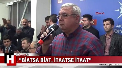 AK PARTİ'Lİ METİNER: BİATSA BİAT, İTAATSE İTAAT