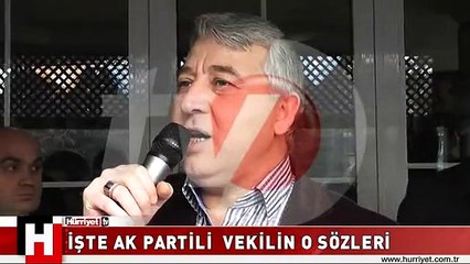 İŞTE AKP'Lİ VEKİLİN BAŞBAKAN İÇİN SÖYLEDİĞİ O SÖZLER