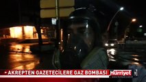 ANKARA'DA AKREPTEN GAZETECİLERE GAZ BOMBASI! TAKSİM GEZİ PARKI OLAYLARI