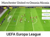 Manchester United vs Omonia Nicosia UEFA Europa League.