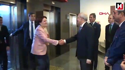 Akşener, CHP'yi ziyaret etti