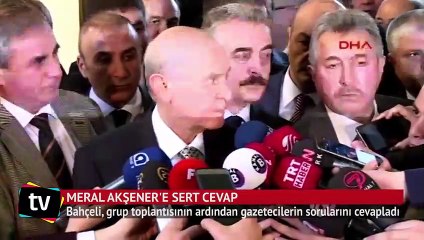 Bahçeli'den Akşener'e    Bu ne biçim terbiyesizliktir