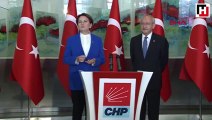 Meral Akşener ve Kılıçdaroğlu'ndan görüşme sonrası açıklama