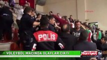 ALANYA'DA VOLEYBOL MAÇINDA OLAYLAR ÇIKTI