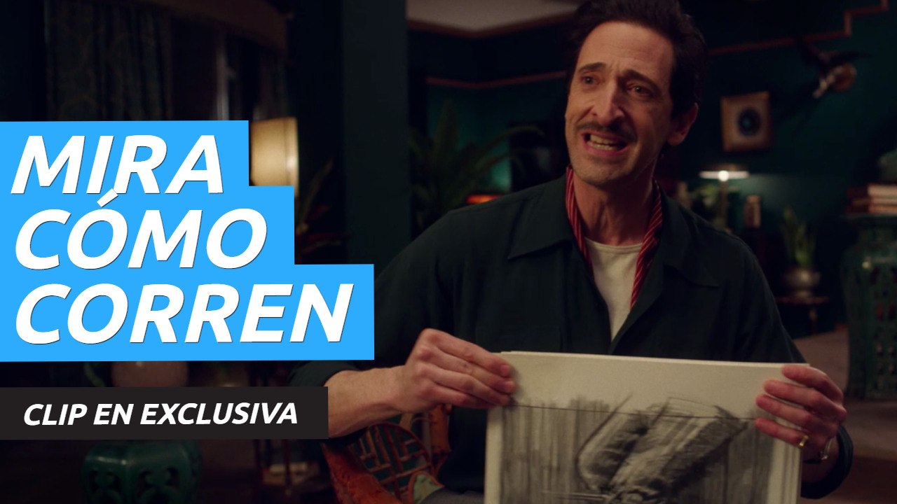 Clip en exclusiva de la película Mira cómo corren centrado en el personaje de Adrien Brody