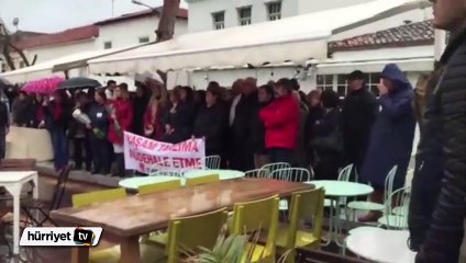 Alaçatı'da bu kez eylem var