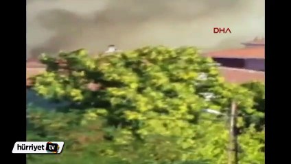 Tuzla'daki askeri bölgedeki ormanlık alanda yangın