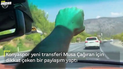 Konyaspor, Alanyaspor'dan Musa Çağıran'ı transfer ettiğini açıkladı.