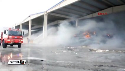 Alevler 5 bin ton pamuğu küle çevirdi