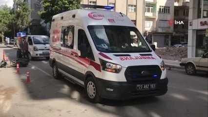 Son dakika haber | Elazığ'da motosiklet, otomobile çarptı: 1 yaralı